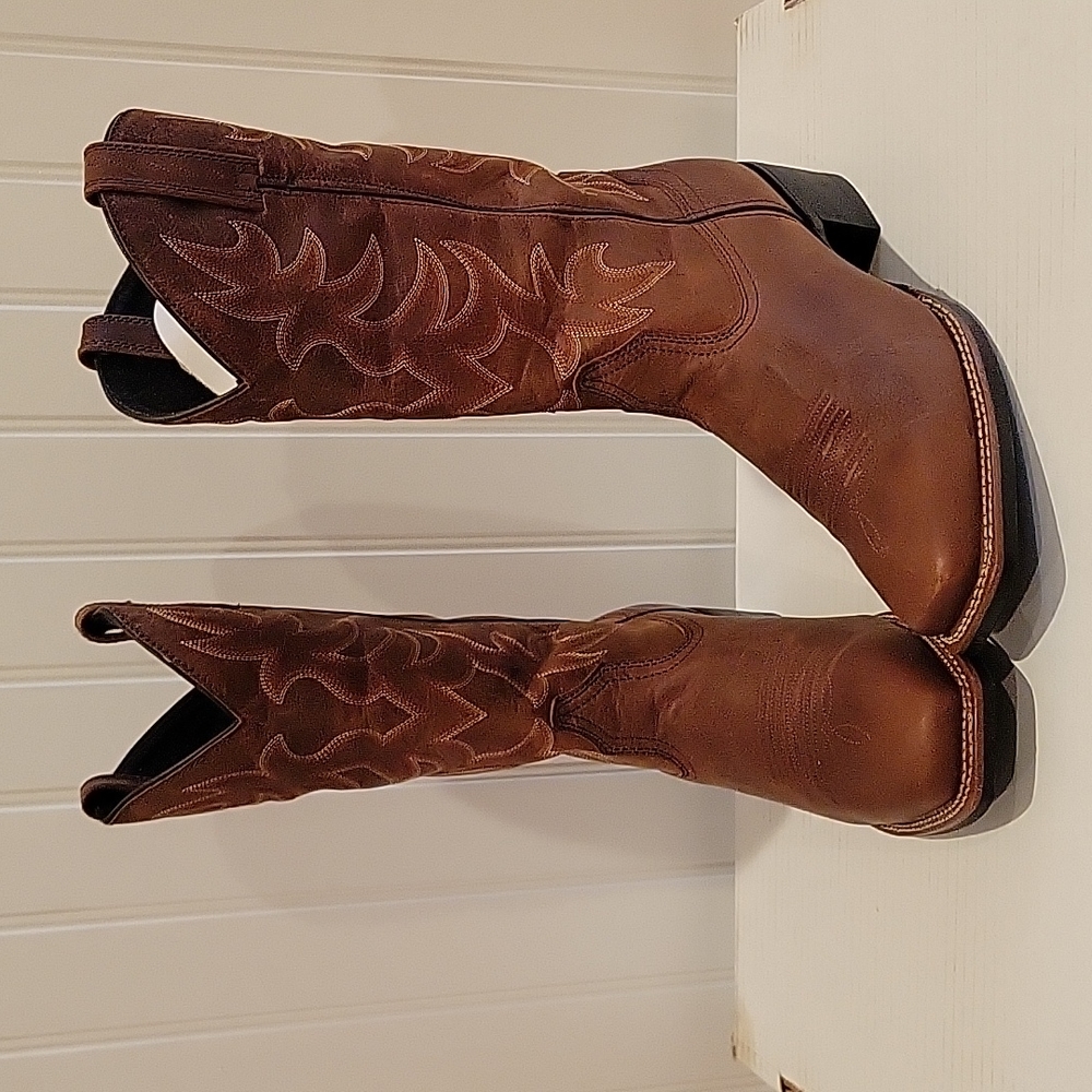 Laredo Square Toe Cowboy Boots Size 9